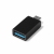 Adapter OTG HOST-MICRO USB czarny Reverse
